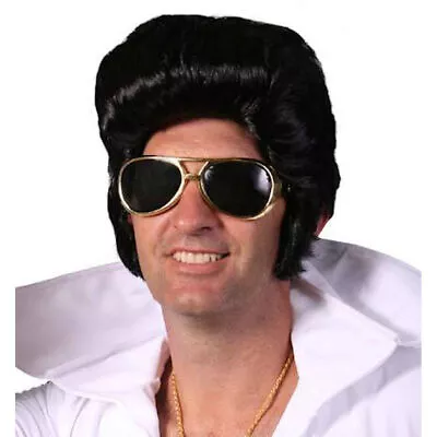 Elvis Wig Black 1950s Rock N Roll By Allaura • $30