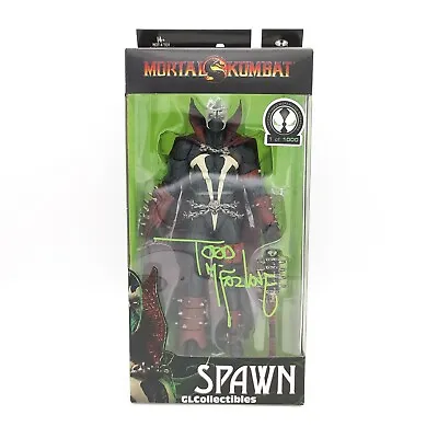 Mortal Kombat Spawn Figure Signature Edition Signed By Todd Mcfarlane 7  1/1000 • $98.99
