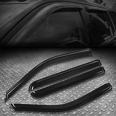 [Tape-on] For 15-24 Ford F150-F450 SD Crew Cab Window Visors Sun Rain Deflector • $28.88