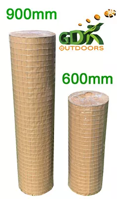 Hot Dipped Galvanised Wire Mesh FencingGardenDogChickenAviaryRabbit Hutch • £19.99