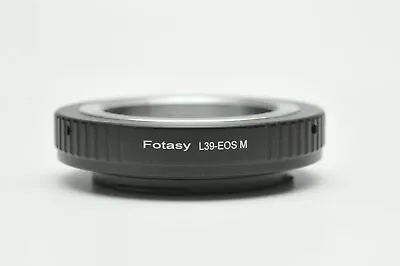 Pro Lens Adapter For Leica M39 39mm Lens To Canon EOS M Mirrorless M5 M6 II M50 • $14.99