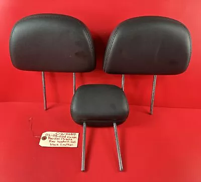 01 - 09 Escape/Mariner/Tribute Rear 2nd Row Headrest Set Black  Leather • $89.09