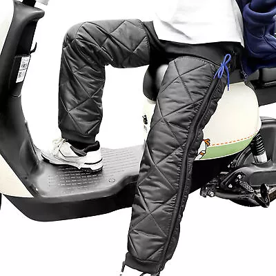 Motorcycle Knee Pads Protector Winter Windproof Leg Warmers Leg Gaiters • $21.31