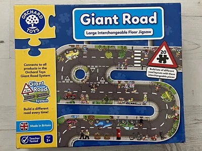 £9.99 • Buy Orchard Toys GIANT ROAD JIGSAW Kids Childs Educational Game Puzzle 3 Yrs+ BN