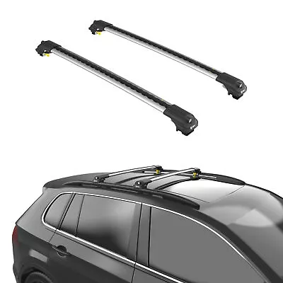 Turtle Roof Rack 2Pcs Volvo Xc90 2003-2015 Air1 Cross Bars Luggage Cargo Carrier • $124.99