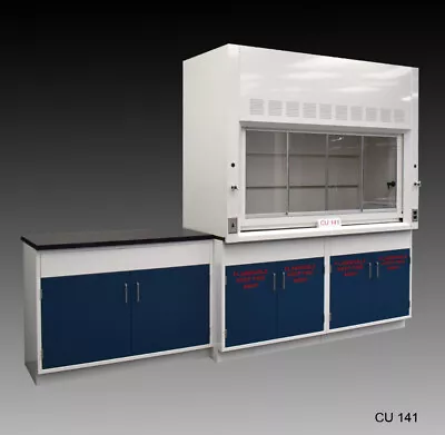 Fisher American 6' Fume Hood W/ Flammable 4' Laboratory Sink  Cabinet / E1-762 • $13510