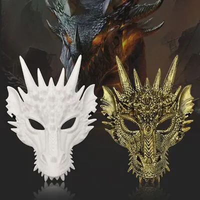 £5.38 • Buy Halloween Party Accessories Anime Mask Cosplay Prop Masquerade Dragon Mask