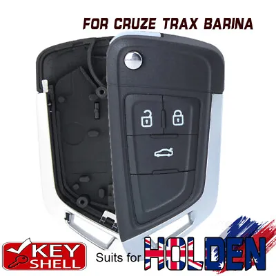 $14.78 • Buy 3 Button For Holden Cruze 2009 - 2014 - Upgarde Flip Remote Key Shell Case Fob