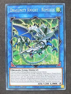 Dragunity Knight - Romulus MP20 Secret Rare - 1st Ed - Yugioh Cards #7I • £2.12