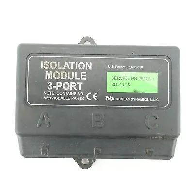 Western Snow Plow Isolation Module 3 Port Module Computer Control 29070-1 • $190