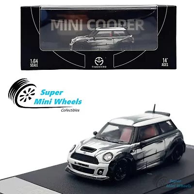 Time Micro 1:64 LBWK Mini Cooper (Comic White) Diecast Model Car • $19.99