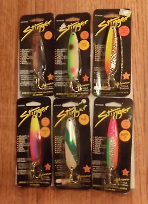 Michigan Stinger Spoon Lures 3-3/4  Discontinued Colors USA (Select One) NIP • $7.95