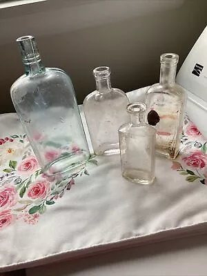 Misc Lot Of  4 Vintage Bottles -l • $4