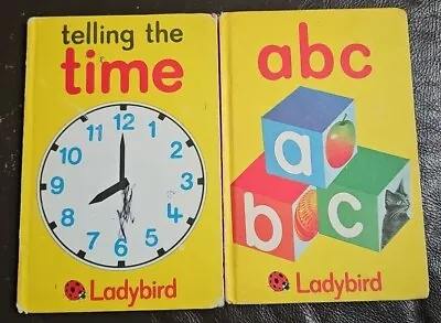 2 Vintage Ladybird Books Telling The Time  & ABC Martin Aitchison G Witcomb L5 • £7.99