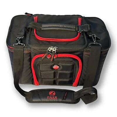 6 Six Pack Fitness Originator 300 Elite Meal  Management Bag Black Red • $133.31