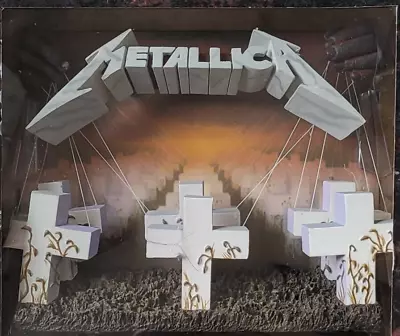 Mcfarlane Toys METALLICA Master Of Puppets Masterworks 3D Album Cover Wall Art • $88.30