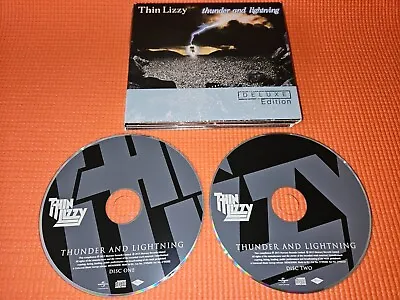 Thunder & Lightning By Thin Lizzy 2 CD Deluxe Edition KISS Aerosmith Metallica • $82