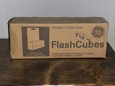 Vintage GE Flash Cubes CASE 36 Cubes 12 Boxes Standard Flash Cube Cameras • $40.50