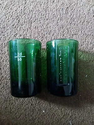 2 X Jagermeister Green Shot Glasses • £5