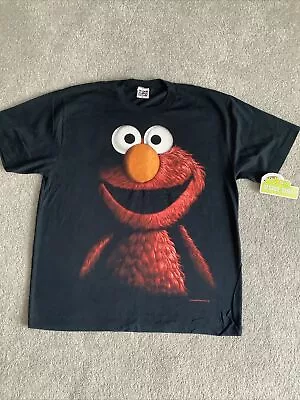 £56 • Buy Vintage Elmo The Muppets T-Shirt Jim Henson ,Sesame Street NOS Size XL 80/90s