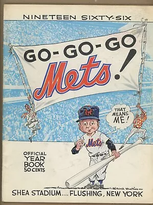 1966 New York Mets Yearbook EX Intact • $74.99