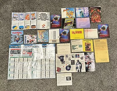 NICE! Mixed Manuals & Inserts Only Lot - (NES/SNES/Gameboy+) - Read Description! • $100