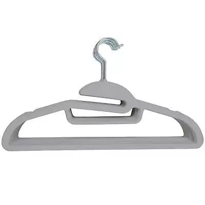 Simplify 24 Pack Ultimate Velvet Shirt Hanger In Grey. • $19.94