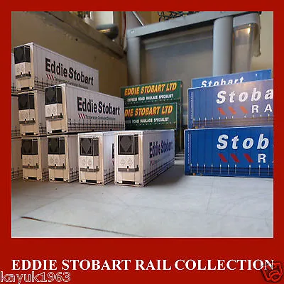 Stobart Rail Freight Shipping Model Card Kits Stobart Rail 40ft/45ft HO 1:87  • £1.35
