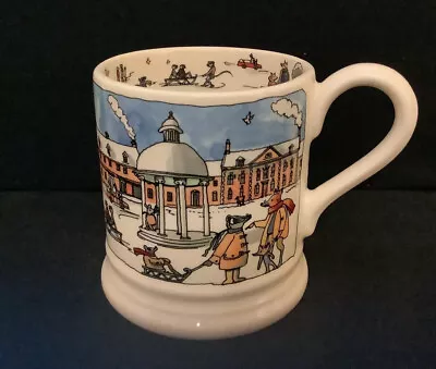 £22 • Buy EMMA BRIDGEWATER / MATTHEW RICE SLEDGING IN THE SNOW HALF PINT 1st QUALITY MUG