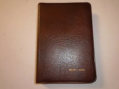 1962 - Holy Bible Red Letter Concordance Calfskin Bonded Leather Lined Holman • £20.57