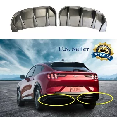 Fits Ford Mustang Mach-E 2021-2022 Rear Bumper Diffuser Lip Spoiler - Black PP • $132.95