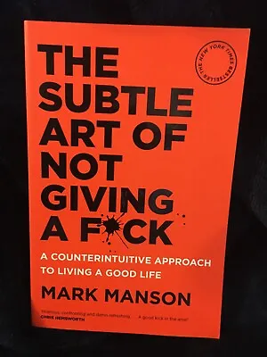 $18 • Buy THE SUBTLE ART OF NOT GIVING A F*CK Mark Manson- Free Post-new With Fold