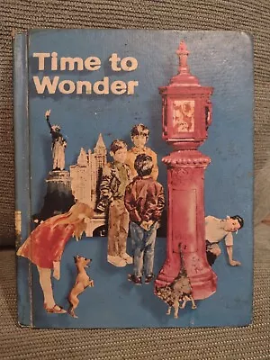 Time To Wonder Vintage School Book • $8.88