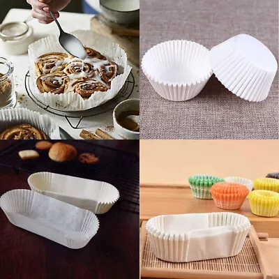 Non Stick Loaf Round Cake Tin Muffin Petit Liners Cup Cake Baking Grease Proof • £8.49