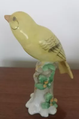 Ceramic Yellow Bird Canary Figure Gold Anchor Mark Chelsea Samson  Porcelain • £28