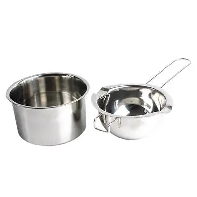 Metal Wax Melting Pot Double Boiler For DIY Resin Crafts Candle Soap Making • £12.34