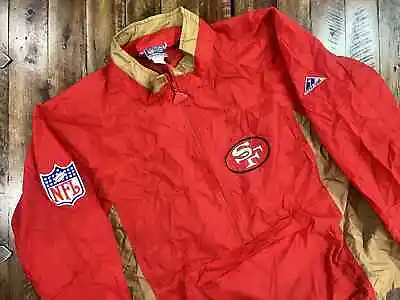 Vintage San Francisco 49ers Forty Niners Packable Windbreaker  Jacket • $85
