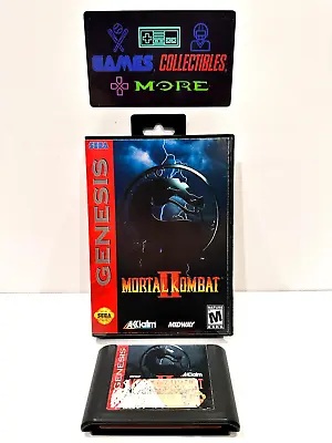 Mortal Kombat II (Sega Genesis 1994) Fully TESTED And Working Authentic • $18.41