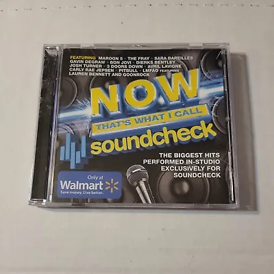 NOW Soundcheck Walmart CD Maroon 5 Bon Jovi Gavin DeGraw Carly Rae Jepsen • $10.79