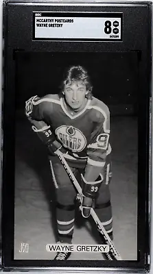 1979 JD McCarthy Wayne Gretzky Postcard RC Rookie Oilers SGC 8 NM-MT RARE! • $1199.99