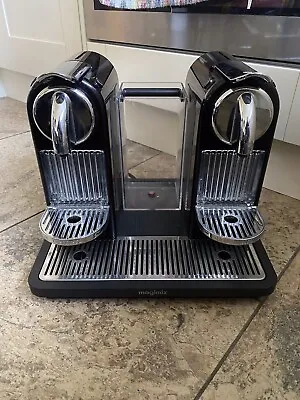 Magimix M190 Nespresso Duo / Twin Espresso Black Coffee Pod Machine Cappuccino • £149.99