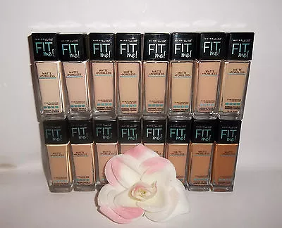 Maybelline Fit Me Matte + Poreless Liquid Foundation W/ Clay PICK Normal To Oily • $12.99