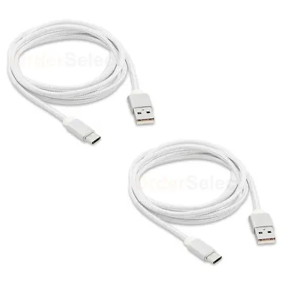 2X Micro USB 6FT Braided Charger Data Sync Cable Cord For Android Cell Phone • $4.89