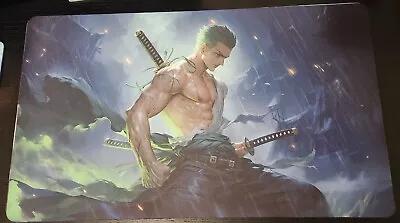 YuGiOh Playmat One Piece Zoro CCG TCG Mat Trading Card Game Mat Pad • $40