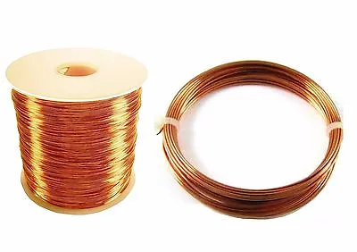 $18.15 • Buy  Copper Wire  ( Dead Soft Or Half Hard ) 12 TO 30 Ga ( 1/2 Lb. Spool Or Coil ) 