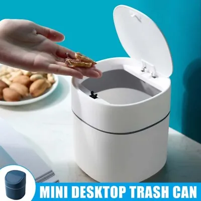 Mini Countertop Waste Bin For Home Kitchen Bathroom Worktop Desktop Office • £8.99