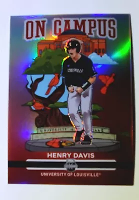 2020 Panini Prizm Henry Davis “On Campus” SSP  Case Hit And Mike Trout Card 💎  • $109.95