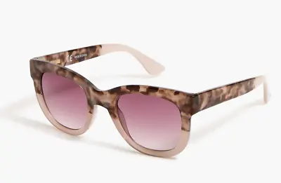 J.Crew Pink Tortoise Oversized Sunglasses 100%UV Protection NWT$39.50 • $19.99