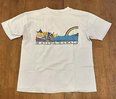 Vintage Kailua Hawaii Pocket T Shirt XL 90s Single Stitch • $15