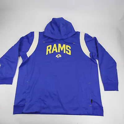 LA Rams Nike NFL On Field Therma-Fit Sweatshirt Men's Blue/White New • $59.49